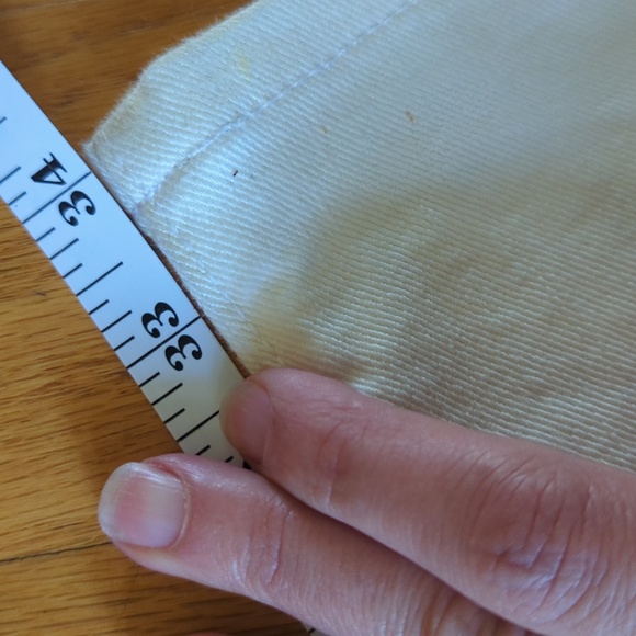 Paige Laurel Canyon Low Rise flare ivory Jeans - Picture 7 of 8